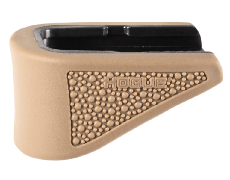 OVERMOLDED® GRIP EXTENSION PAD FOR GLOCK 42® 380ACP 6RD MAGAZINE OVERMOLDED GRIP EXT BASE PAD FOR GLOCK 42 .380 6RD MAGS FDE