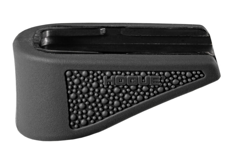 OVERMOLDED® GRIP EXTENSION PAD FOR GLOCK 43® 9MM 6RD MAGAZINE OVERMOLDED GRIP EXT BASE PAD FOR GLOCK 43 9MM 6RD MAGS BLK