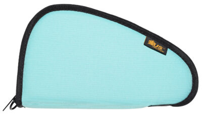US PeaceKeeper P21211 Pistol Case  Robbin’s Egg Blue Polyester Holds 1 Pistol