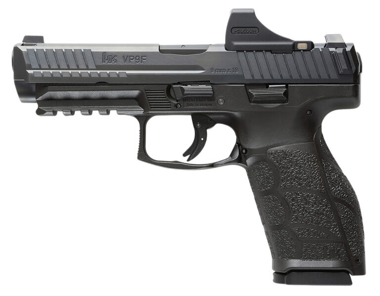 VP9A1 F, 9MM, 2-10RD MAGS (CA Compliant). BLACK, 4.5". OPTICS EQUIPPED W/ HOLOSUN SCS.