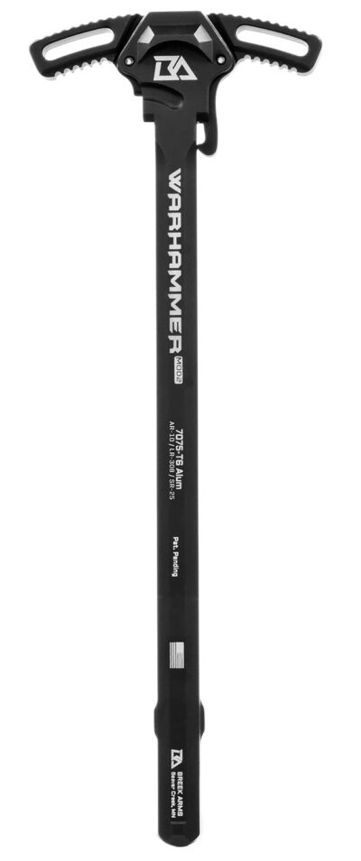 AR 308 WARHAMMER MOD2 AMBIDEXTROUS CHARGING HANDLE AR 308 WARHAMMER MOD2 AMBIDEXTROUS CHARGING HANDLE BLACK