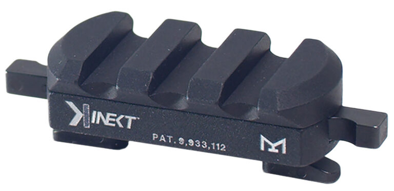 AR-15 PICATINNY M-LOK RAIL ALUMINUM M-LOK RAIL 3 SLOT PICATINNY ALUMINUM BLACK 1.68''