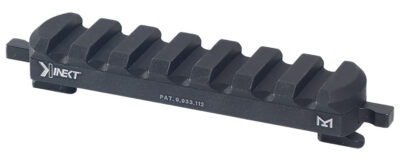 AR-15 PICATINNY M-LOK RAIL ALUMINUM M-LOK RAIL 7 SLOT PICATINNY ALUMINUM BLACK 3.73”