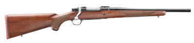 Ruger 67102 Hawkeye Hunter 243 Win 4+1 16.60″ Satin Blued Threaded Barrel, Satin Blued Steel Receiver w/Integral Scope Mount, American Walnut Fixed Stock, Right Hand
