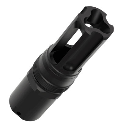 Liberty Precision Machine LPM-2007 Eclipse Pin & Weld Flash Hider Black Stainless Steel 1/2″x28 Threads 3.05″