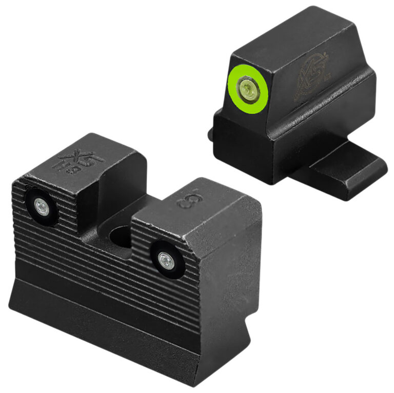 XS Sights, R3D, 2.0, Tritium Night Sight, For Sig P320, P365, P225, P226, P228, P229, SP2009, SP2340, X-Macro, X-Compact, P365XL (Will not fit X or XL series where rear sight is part of or attached to the optics plate), Suppressor Height, Green Front Outline, Green Tritium Front/Rear