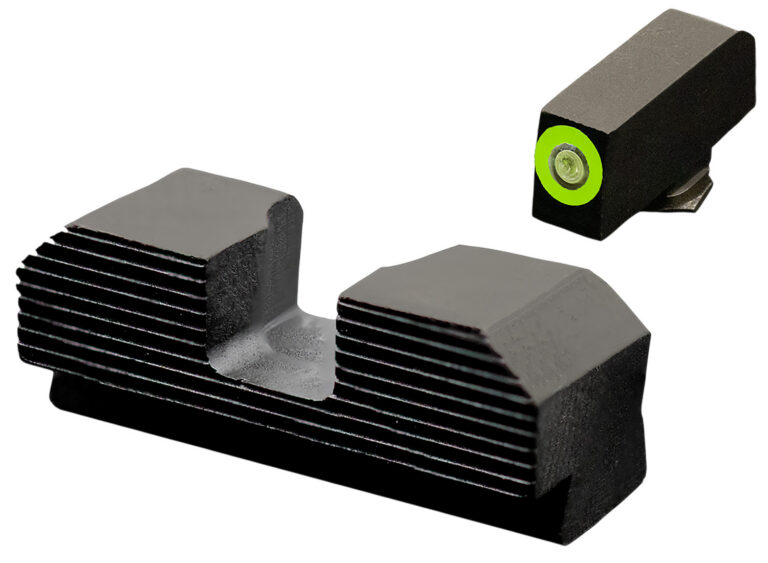 MINIMALIST NIGHT SIGHTS FOR GLOCK 17,19,22-24,26,27,31-36,38 MIN NIGHT SIGHTS-GLOCK 17,19,22-24,26,27,31-36,38 BLK/GRN