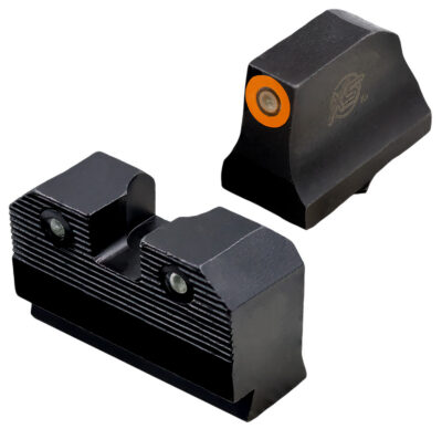 R3D 2.0 SUPPRESSOR HEIGHT NIGHT SIGHTS FOR GLOCK 17/19/22 R3D 2.0 OPTIC/SUPPRESSOR FOR GLOCK 17/19/22/26/38 ORANGE