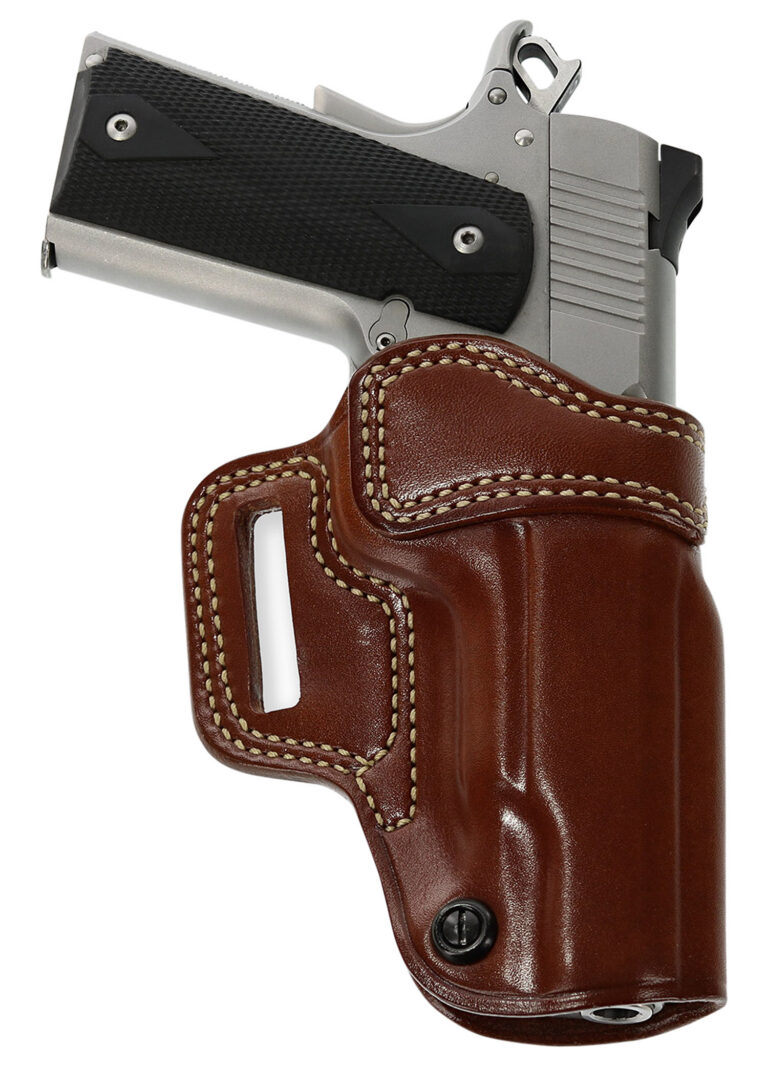 Galco AV266 Avenger OWB Tan Leather Belt Slide Fits 4-4.25" 1911