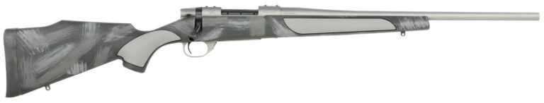 Weatherby VC387MMPR4T Vanguard Shadow 7mm PRC 3+1 24" Carbon Gray Cerakote Threaded Barrel, Carbon Gray Cerakote Steel Drilled & Tapped Receiver, Black w/Gray & White Accents Monte Carlo Stock