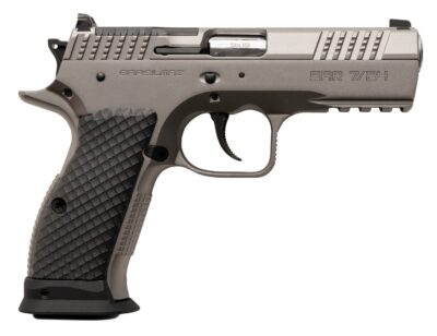 SAR USA SAR7/24 7/24  9mm Luger 17+1 Matte Stainless Steel Frame w/Beavertail & Picatinny Rail, Black Polymer Grip