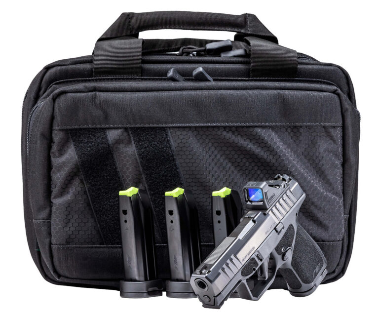 Rost Martin RM1S California Pistol, Black, 9mm, 3.6", OR, 4-10rd Mags, Optic, Savior Bag