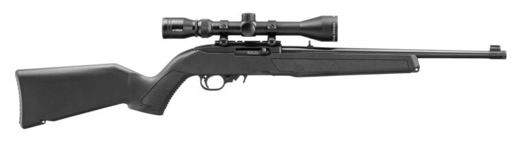 Ruger 10/22 22LR 10Rd 16.4in TB Blue Black Synthetic w/3-9x40 scope