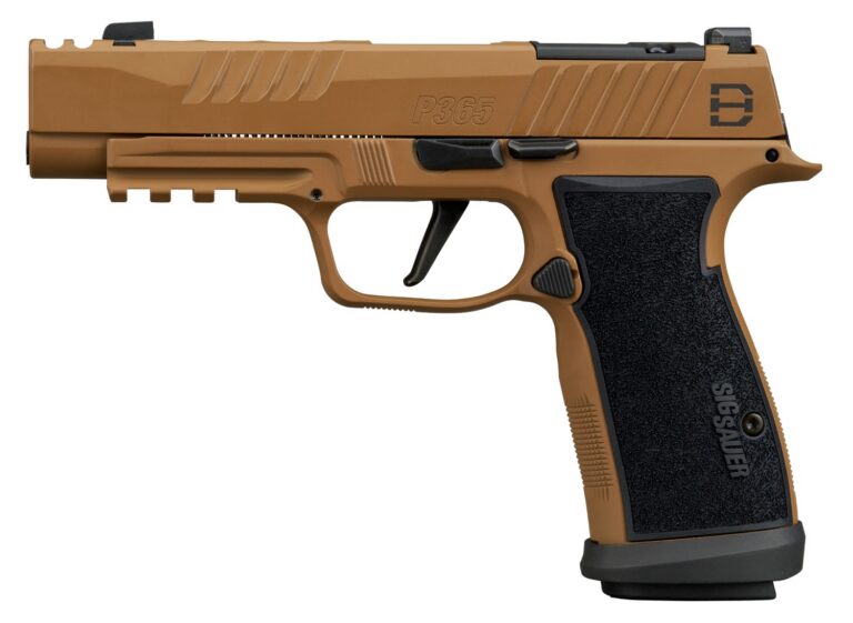 SIG SAUER P365 AXG DH3 DANIEL HORNER 9MM PISTOL 3.7" COYOTE, O.R. 2-21RD,1-17RD MAGS
