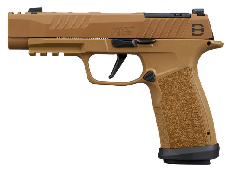 SIG SAUER P365 FUSE COMP DH3 DANIEL HORNER 9MM PISTOL 3.7" COYOTE O.R. 2-21RD1-17RD MAG