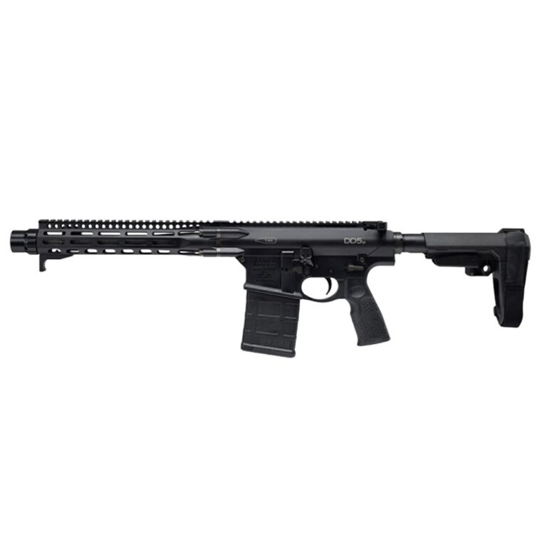 Daniel Defense DD5P Rifle, 12.5", 7.62x51, 1:10, Comp, Pistol Brace