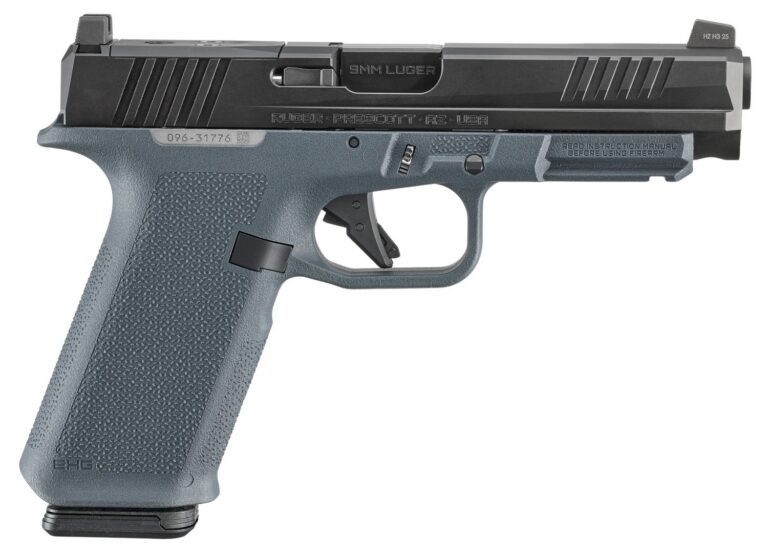 RUGER RXM 9MM 4.5IN BARREL 17RD GRAY MAGPUL GRIP TRITIUM FRONT SIGHT TWO GL9 PMAGS 19443