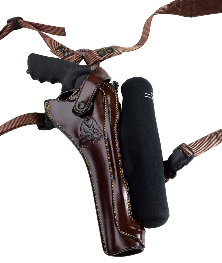 Galco KH172H Kodiak Hunter Shoulder System S&W X Frame Steerhide Havana