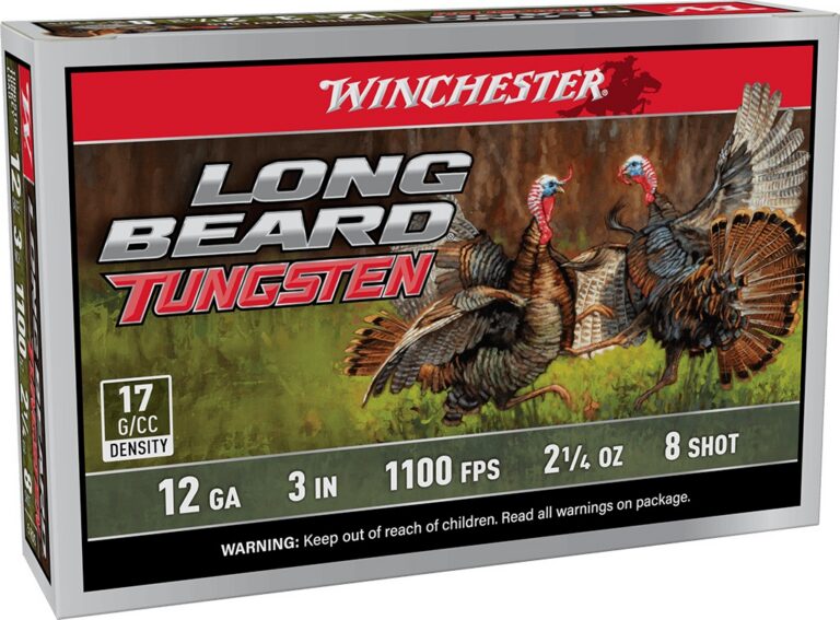 WINCHESTER 12 GA 3"  #8 LONG BEARD TS17 2-1/4 OZ 5RD/BX 10BX/CS