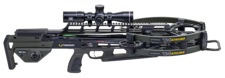 TenPoint TX Ultra 29.5 Crossbow Package ACUslide MAXX EVO-X Scope Moss Green