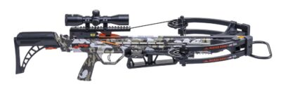 Wicked Ridge Warrior 400 Crossbow Package Rope Sled ProView 400 Scope Peak XT Camo