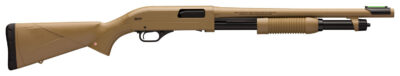 Winchester Repeating Arms 512326395 SXP Defender 12 Gauge 18″ 5+1 3″ Overall Flat Dark Earth Right Hand (Full Size) Includes 1 Invector-Plus Choke