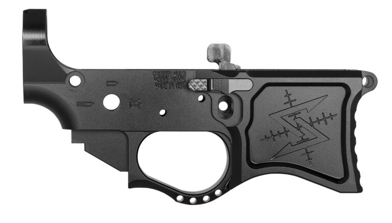 Seekins Precision, SP223, Gen2, Semi-Automatic, Billet Lower Receiver, 223 Rem, Black Finish, Enhanced Bolt Catch, Tensioning Screw, Ambi-bolt Stop
