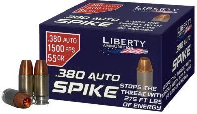 Liberty Spike 380 ACP 55 GR 1500FPS 275FPE 20 ROUNDS