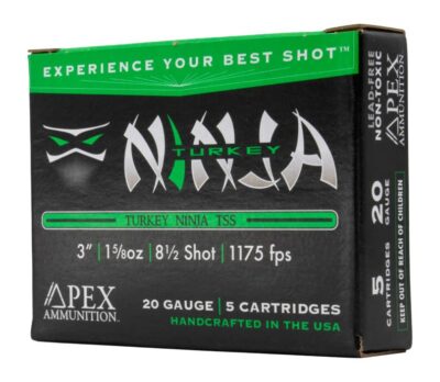 Turkey Ninja 20GA 3″ 1.58oz TSS #8.5 5/Bx