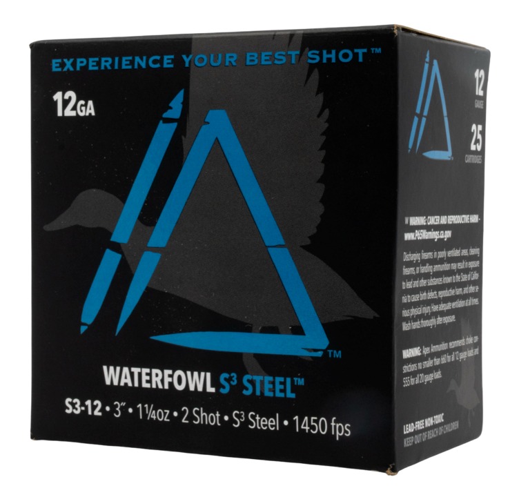 Apex Waterfowl S3 Steel Shotgun Ammo 12 ga. 3 in. 1-1/4oz #2 25rd