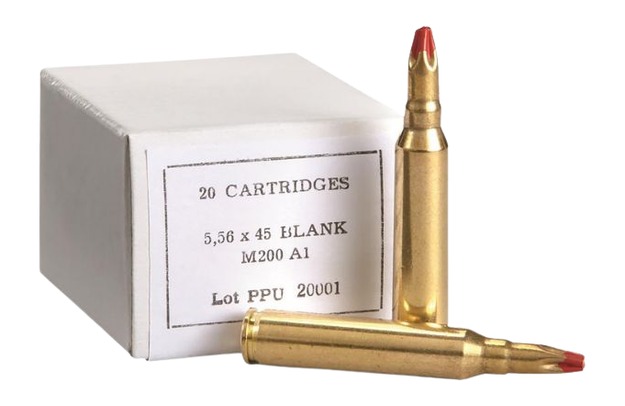 PPU PPB556A1 Blank Ammo  223 Rem,5.56 NATO 20 Bx/ 100 Cs