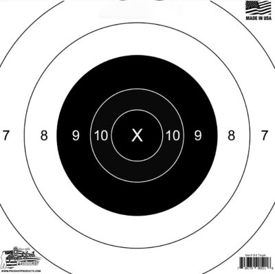 PROSHOT B8-12PK          10″ B-8 HVY TGT  BULLSEYE