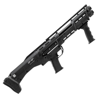 Standard Mfg DP12 DP-12 12 Gauge Pump 3″ 14+2 18.88″ Black Double Barrel, Black Picatinny Rail Aluminum Receiver, Picatinny Handguard, Black Synthetic Stock