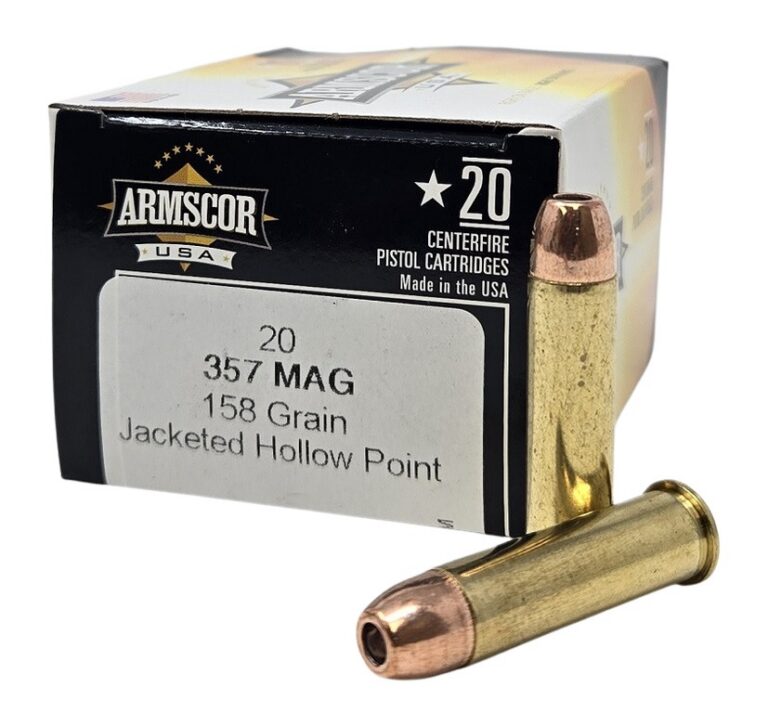 Armscor FAC3572N Pistol 357 Mag 125 gr Full Metal Jacket (FMJ) 50 Bx/ 20 Cs