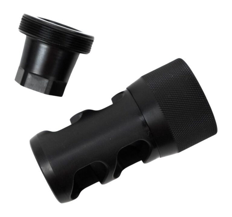 Area419 Hellfire 2P-Self Timing Muzzle Brake w/ Adapter 6.5mm/30cal 5/8-24
