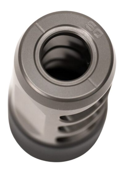 HELLFIRE TI SELF-TIMING MUZZLE BRAKE HELLFIRE-TI 50 CAL SELF TIMING MUZZLE BRAKE GRAY TITIANIUM
