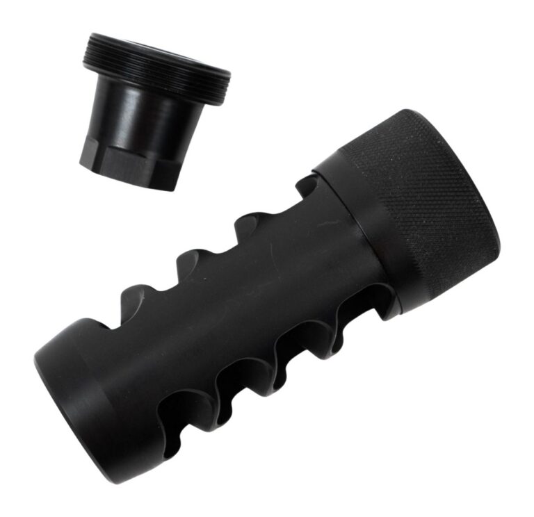 Area419 HELLFIRE Match Self Timing Muzzle Brake 6mm 5/8-24 Black Nitride