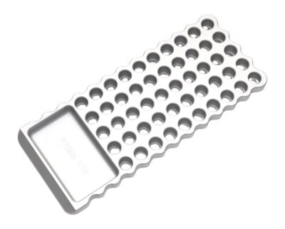 Area419 Billet Loading Block Clear Anodized with Area 419 in the tray 308