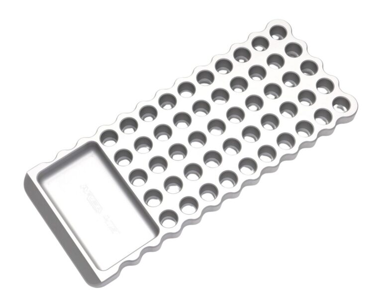 Area419 Billet Loading Block Clear Anodized with Area 419 in the tray 308