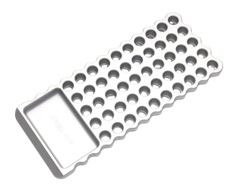 Area419 Billet Loading Block Clear Anodized with Area 419 in the tray MAG
