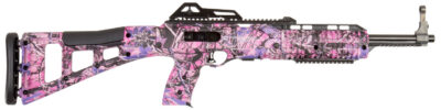 Hi-Point 3895TSPI 3895TS Carbine 380 ACP 10+1 16.50″ Threaded Barrel, Country Girl Metal Finish, Country Girl Camo Fixed All Weather Skeletonized Stock & Polymer Grip