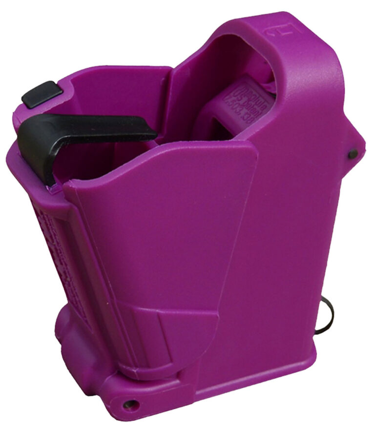 MAGLULA UPLULA UNIVERSAL PISTOL MAGAZINE LOADER AND UNLOADER 9MM TO .45 PURPLE UP60PR