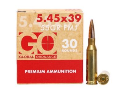 Global Ordnance 5.45x39mm 55gr FMJ Brass 30rd Box