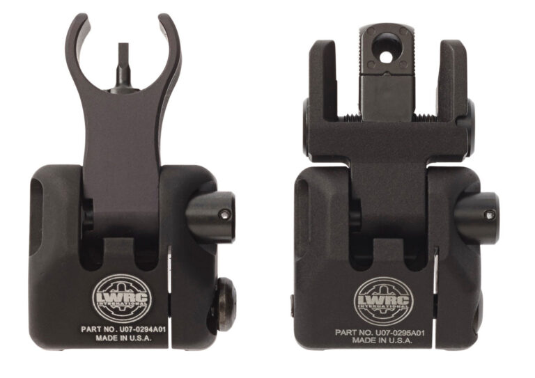LWRC SKIRMISH FRONT/REAR SIGHT BLK