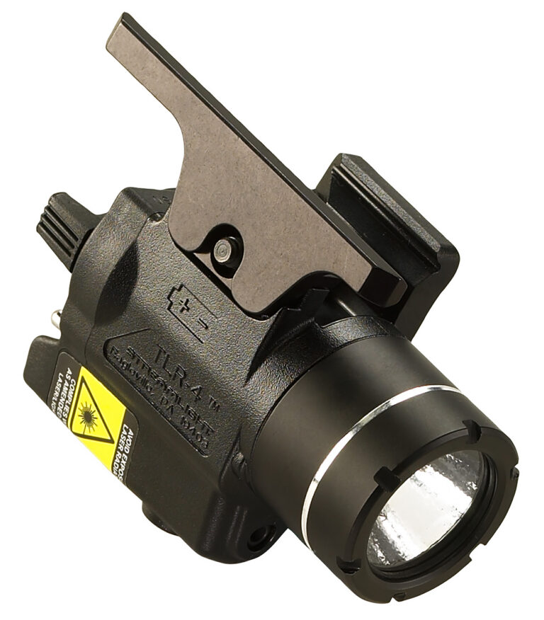 Streamlight 69241 TLR-4 Gun Light Black 170 Lumens White C4 LED/Red Laser HK USP Compact
