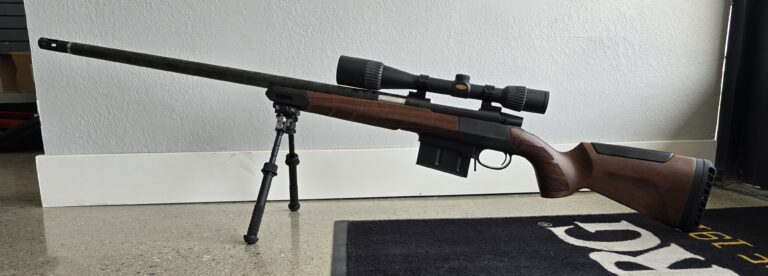 Weatherby Vanguard, .257 Weatherby Magnum, Bolt Action RIfle, 26″ Barrel, Black w/ Woox Wood Stock. Comes with Woox wood stock, Weaver 4-14x Scope, Atlas PRS Bipod, and Proof 26″ Carbon Fiber Barrel. Weatherby Vanguard, .257 Weatherby Magnum, Bolt Action RIfle, 26″ Barrel, Black w/ Woox Wood Stock. Comes with Woox wood stock, Weaver 4-14x Scope, Atlas PRS Bipod, and Proof 26″ Carbon Fiber Barrel.