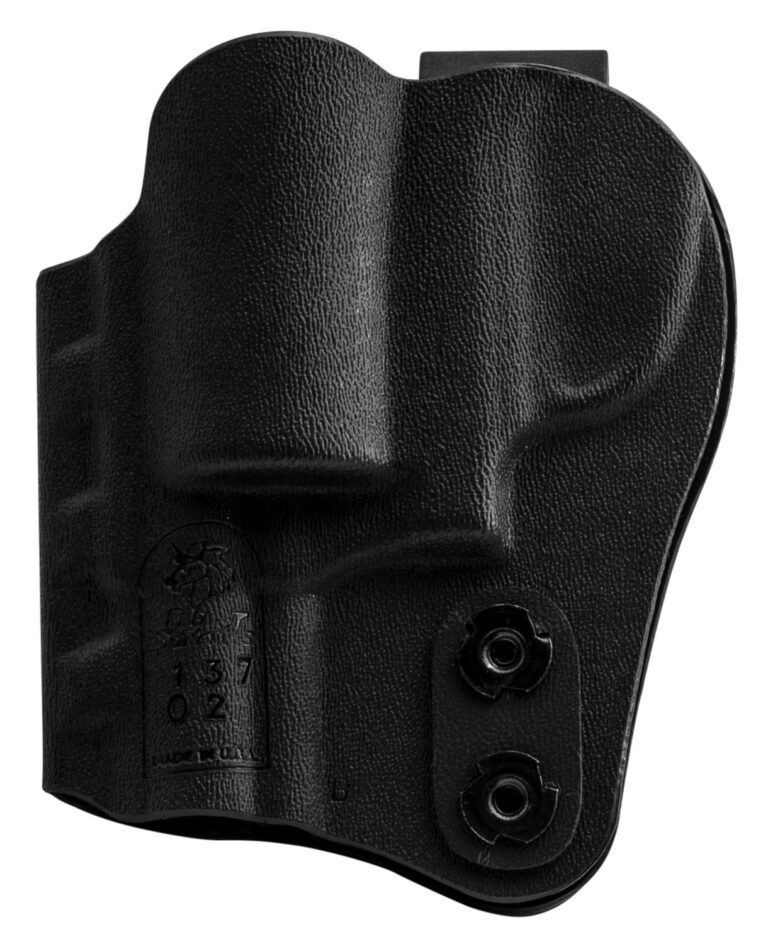 #137 SLIM-TUK IWB KYDEX HOLSTER FOR S&W JFRAME 2 1/4" BLK AMBI