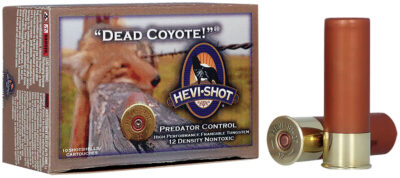 HEVI-Shot HS43030 Dead Coyote  12Gauge 3″ 1 1/2oz TungstenT Shot 10 Per Box/10 Case