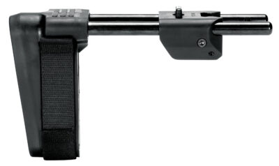 SB Tactical MPX-01-SB MPX PSB Brace 3 Position Black Synthetic with 3.87″-8.25″ OAL Nylon Strap & for Sig MPX, MCX (Excluding Copperhead Variant) Compatible with Integrated Picatinny Rail