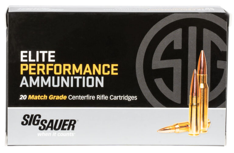 Sig Sauer E3WMM120 Marksman Elite 300 Win Mag 190 gr Open Tip Match 20 Per Box/ 25 Case